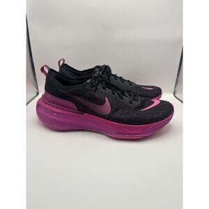 Nike ZoomX Invincible Run Flyknit 3 Black And Pink Sneakers Men Size 12